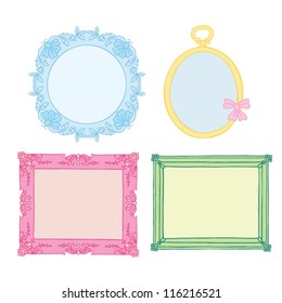 Hand Drawn Vintage Picture Frames