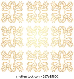 Hand drawn vintage seamless pattern