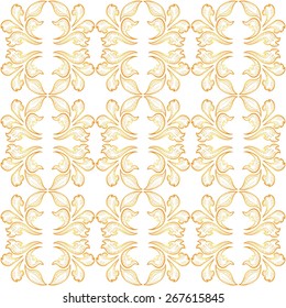 Hand drawn vintage seamless pattern
