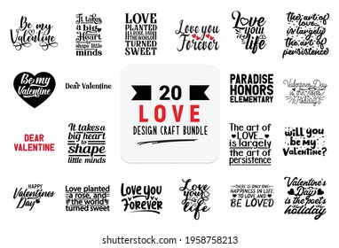 Hand drawn vintage typography collection isolated on white background.