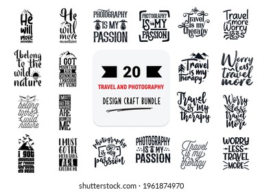 Hand drawn vintage typography collection isolated on white background.