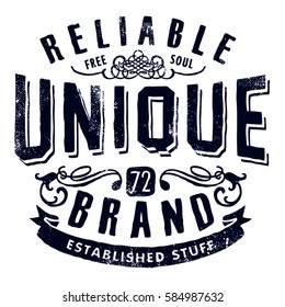 Hand drawn Vintage Typography Label & T shirt Graphic & Poster Graphic & Apparel Graphic