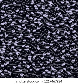 Hand Drawn violet Simple Doodle fingers Pattern in Kids Style. Seamless Background with Drawing Vector tattoo Sketch in Illustrations