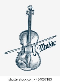 Violin Drawing Images Stock Photos Vectors Shutterstock