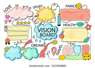 Vision board Vectors & Illustrations for Free Download