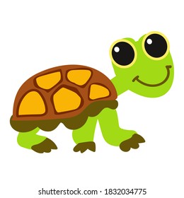 Hand Drawn Walking Turtle Vector Illustration Stock Vector (Royalty ...