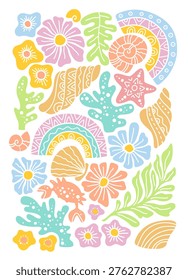 Póster Vector decoración pared
