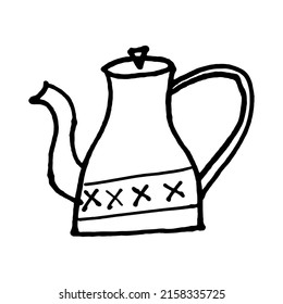 hand drawn of water jug illustration