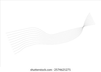 , Hand drawn water sea vector background. Wavy beach print, curly grunge paint lines.