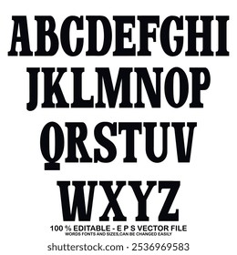 Hand drawn watercolor alphabet, black font, letters. Handwritten, brush strokes isolated on white background