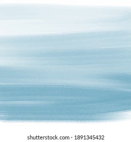 Hand drawn watercolor aquarelle  illustration painting blue abstract  texture. Design stain wet  brush for plaster, fabric,  paper,  panoramic, banner,  web, poster,  mockup, background, wallpaper.