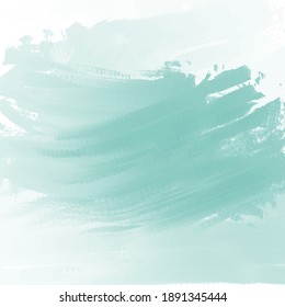 Hand drawn watercolor aquarelle  illustration painting blue abstract  texture. Design stain wet  brush for plaster, fabric,  paper,  panoramic, banner,  web, poster,  mockup, background, wallpaper.