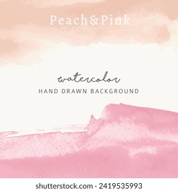 Hand drawn watercolor background. Vector