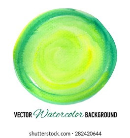 Hand drawn watercolor background. Vector illustration.  