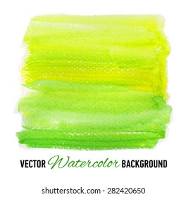 Hand drawn watercolor background. Vector illustration.  