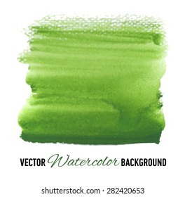Hand drawn watercolor background. Vector illustration.  
