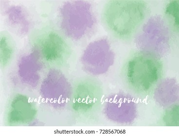 Hand drawn watercolor background. Vector art