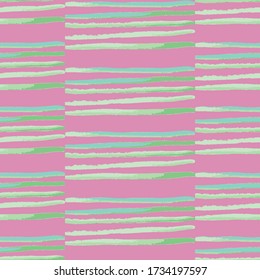 Hand drawn watercolor brushes repeat pattern print