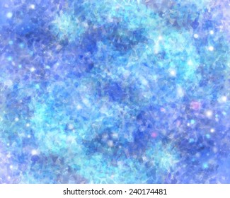 Hand drawn watercolor texture space background. Tracing vector abstract illustration, eps10. 