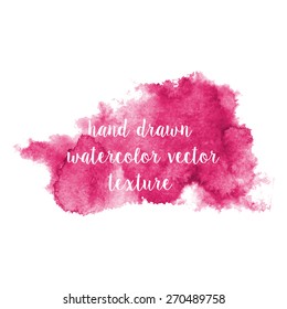 hand drawn watercolor vector blobs and strokes