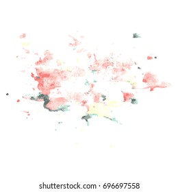 Hand drawn watercolor vector textures.