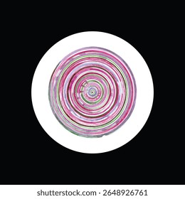 desenho à mão decor aquarela contemporânea artística círculo decorativo padrão de cerâmica placa abstrata cerâmica prato placa padrão decorativo feito à mão cerâmica, arte de parede, presente de decoração interior,