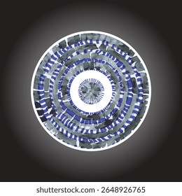 desenho à mão decor aquarela contemporânea artística círculo decorativo padrão de cerâmica placa abstrata cerâmica prato placa padrão decorativo feito à mão cerâmica, arte de parede, presente de decoração interior,