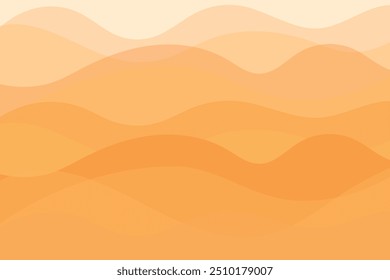 Fondo de la onda dibujado a mano. Diseño de agua transparente. Ilustración vectorial