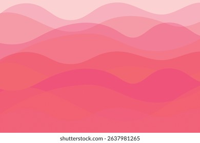 Hand drawn wave background. Transparent water design. Vector illustration