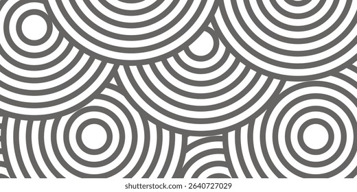 Hand drawn wave with Japanese pattern vector. Abstract art background in vintage style. Chinese new year banner and card design. Contemporary shapes with line pattern in vintage template design
