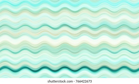 Hand Drawn Waves in Watercolor Style. Fashion Zigzag Texture with Brush Strokes. Linen, Fabric Zigzag Background. Holiday Seamless Wavy Striped Seamless Pattern.