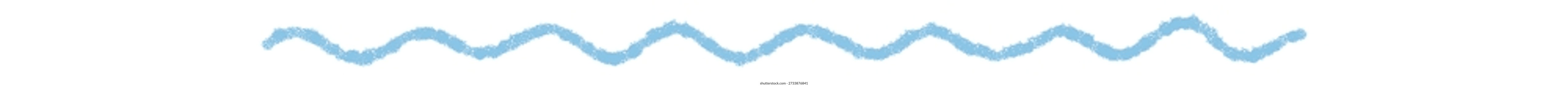 Subrayado de crayón azul ondulado dibujado a mano con estilo de elemento de boceto. La línea de onda azul forma un trazo audaz y un subrayado artístico para un resaltado creativo, perfecto como un acento gráfico o elemento decorativo.