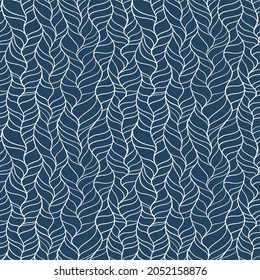 Hand drawn wavy lines. Abstract vector composition with optical illusions and volume.
Geometric seamless pattern for printing on fabrics and paper.
