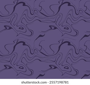 Hand drawn, wavy lines, chaotic, abstract, Seamless pattern, monochrome,purple, endless, all over print to use textile, fabric, clothing, backdrop, wallpaper, blanket, home textile, clothing, fashion.