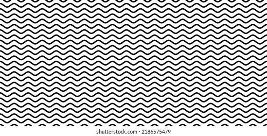 hand drawn wavy lines pattern