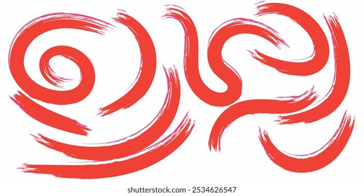 Hand drawn wavy maze seamless pattern. Brush curly black lines for background.