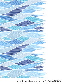 Hand drawn wavy modern background. Can be used to wallpaper, decorative paper, web design, etc.