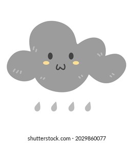 
emoticono del tiempo dibujado a mano
