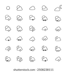 Hand Drawn Weather Icon Collection