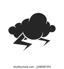 Hand drawn Weather overcast storm vector illustration