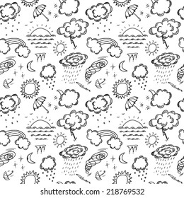 Hand Drawn Weather Seamless
