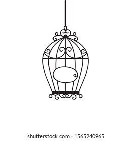 hand drawn wedding birdcage collections