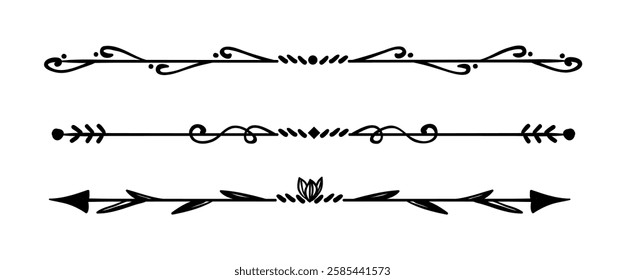 Hand drawn wedding ornament collection