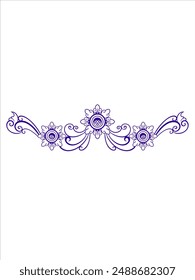 Hand drawn wedding ornaments Element Vector