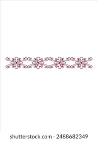Adornos de boda dibujados a mano Elemento Vector