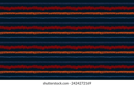 Hand drawn whimsical organic vertical lines and lines. Figure tribal embroidery. Design for ikat, blanket, fabric, clothing, carpet, textile, ethnic, batik, embroidery and other