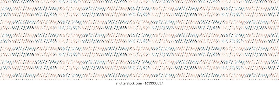 Hand drawn whimsical scribble lines seamless pattern. Vector painterly ribbon trim banner. Doodle marks background. Playful gender neutral abstract geometric sketchy repeat. Ethnic washi tape edge.