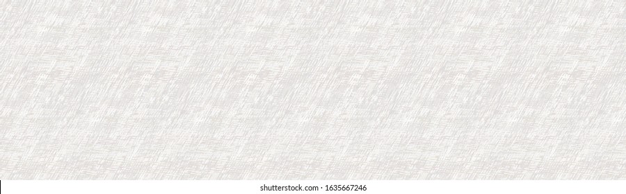 Hand drawn whimsical woven texture seamless border pattern. Vector textured organic criss cross weave marks banner background. Grey white marl melange abstract. Irregular textile ribbon trim edge.