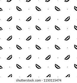 Hand Drawn white teeth in smile mouth  pattern. Illustrations Drawing Vector Sketch for textile, print, postcard, text, invitation, poster, book, background, design