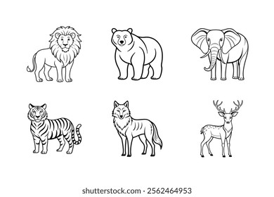 Hand Drawn Wildlife Vector Pack